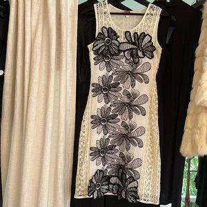 Save The  Queen Flax Linen Midi Dress, size S